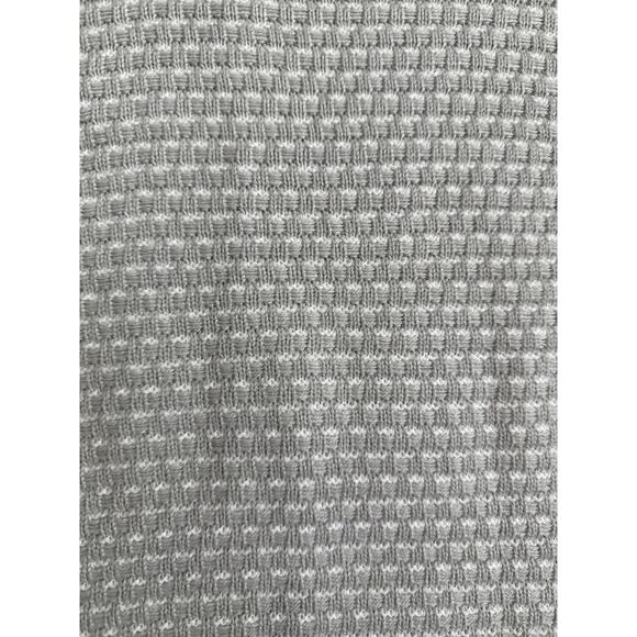 J. Crew Waffle Knit Textured Turtleneck Sweater Mushroom Gray Size XS - Picture 10 of 11